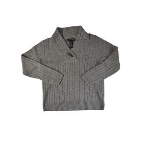 Josephine Chaus Gray Knit Pullover Sweater Small